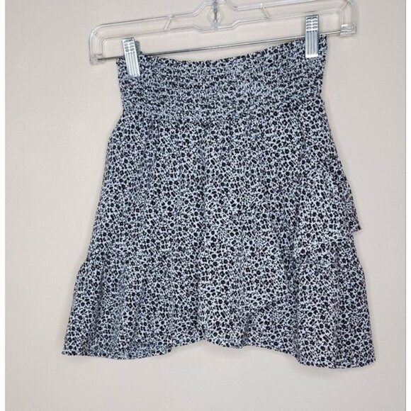 Whiteroom + cactus floral flowy ruffle mini skirt size S - Picture 1 of 4